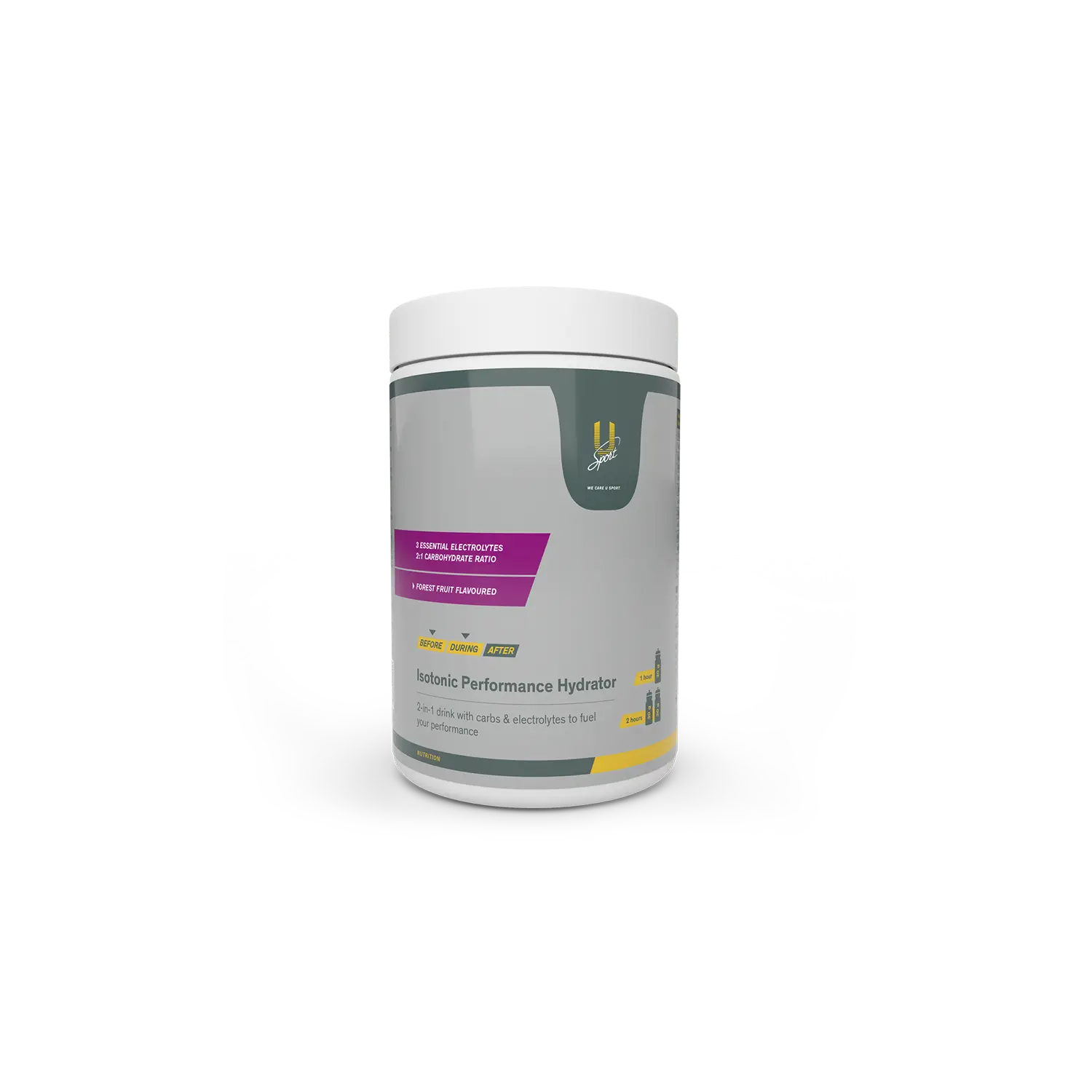 Isotone sportdrank poeder bosvruchten Isotonic Performance Hydrator open pot