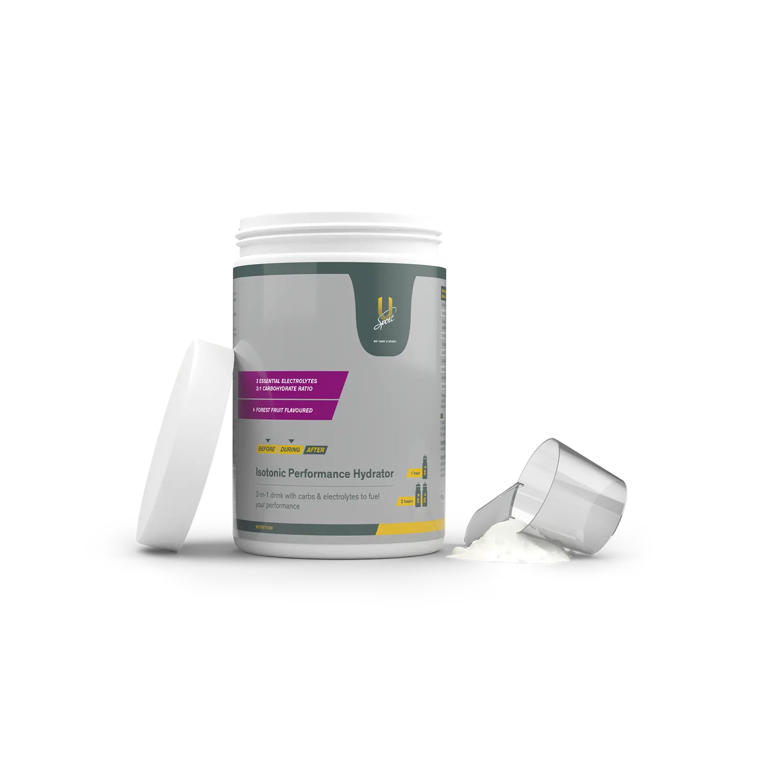 Isotone sportdrank poeder bosvruchten Isotonic Performance Hydrator open pot