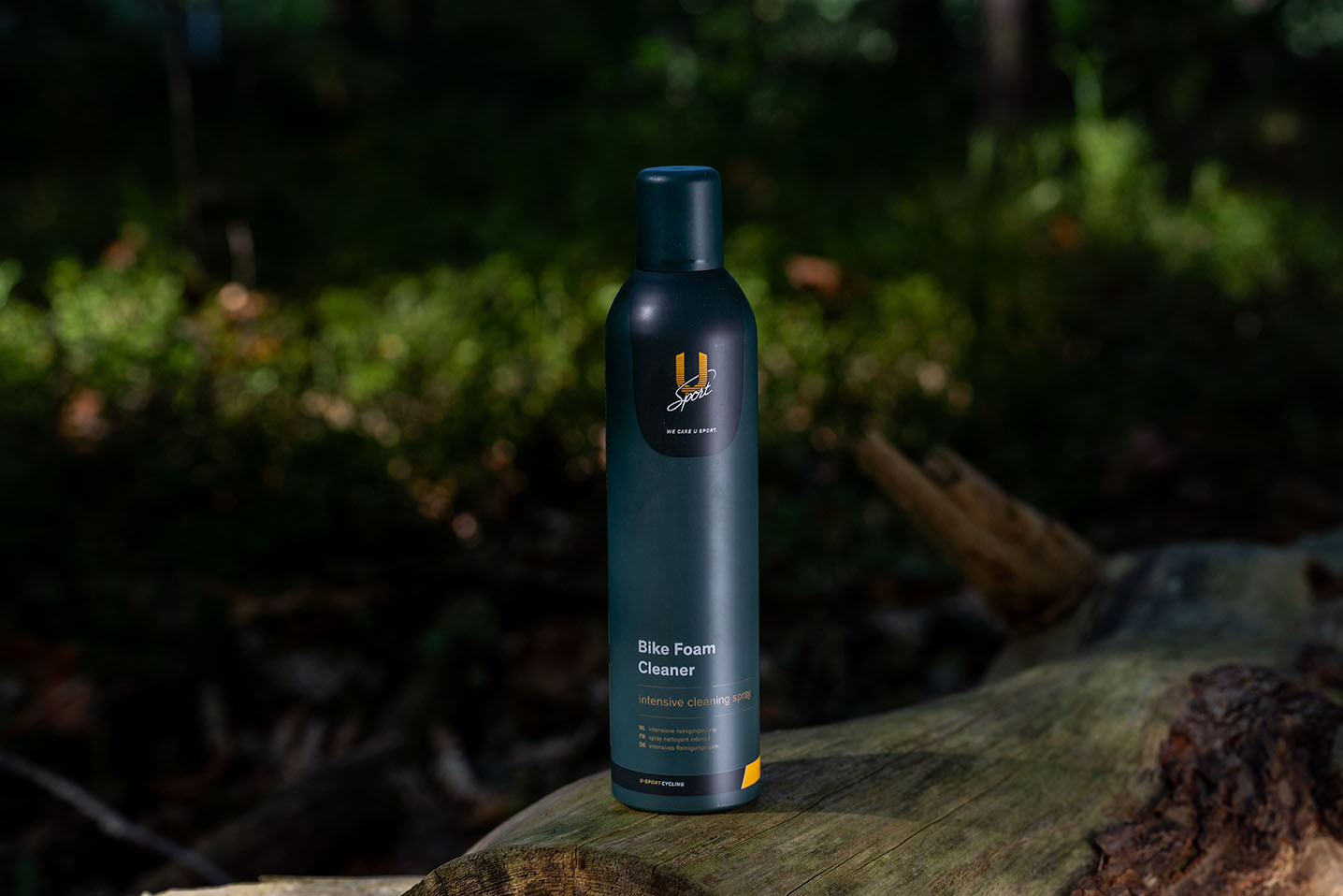 Bike Foam Cleaner U-Sport fietsreiniger fiets schoonmaken in natuur