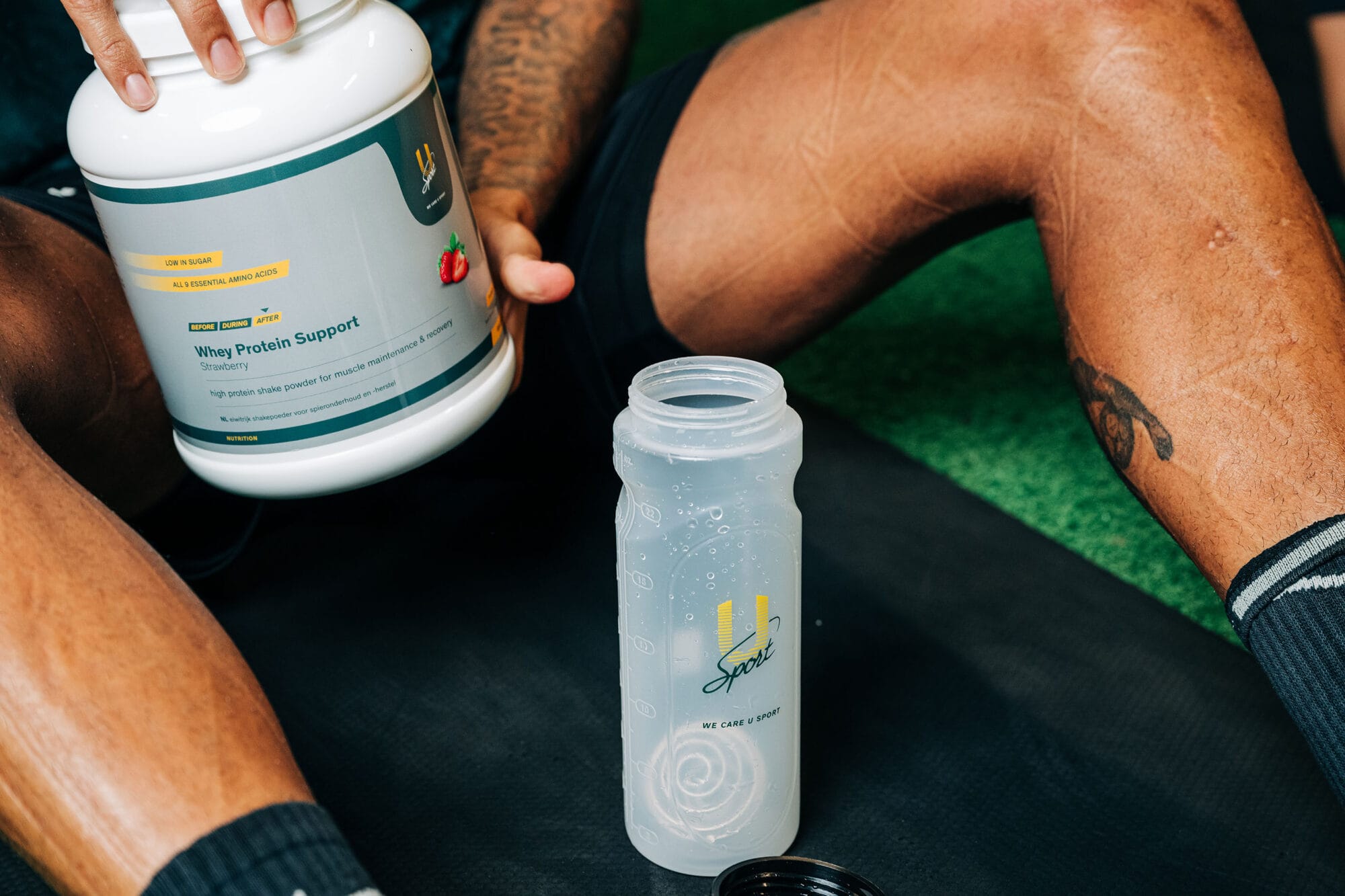 Whey Protein Support Eiwitpoeder U Sport Herstel Sportschool FC Groningen