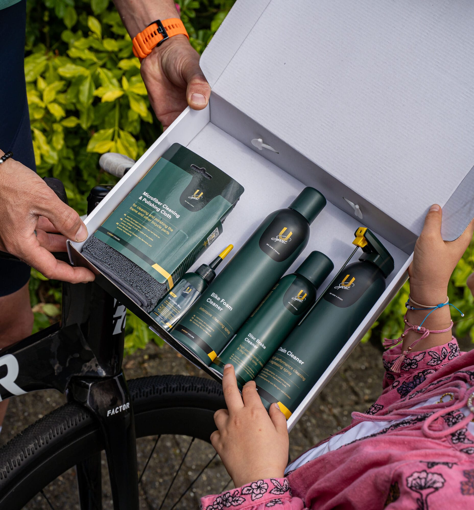 U-Sport Gift Box Bike Care Essentials cadeau fietsen