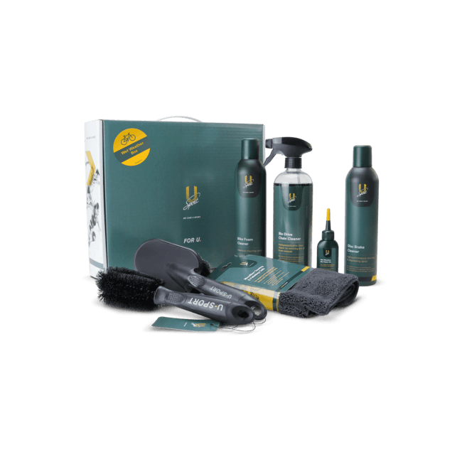 Giftbox Wet Weather Box Fietspakket wielren cadeaus Fiets cadeau