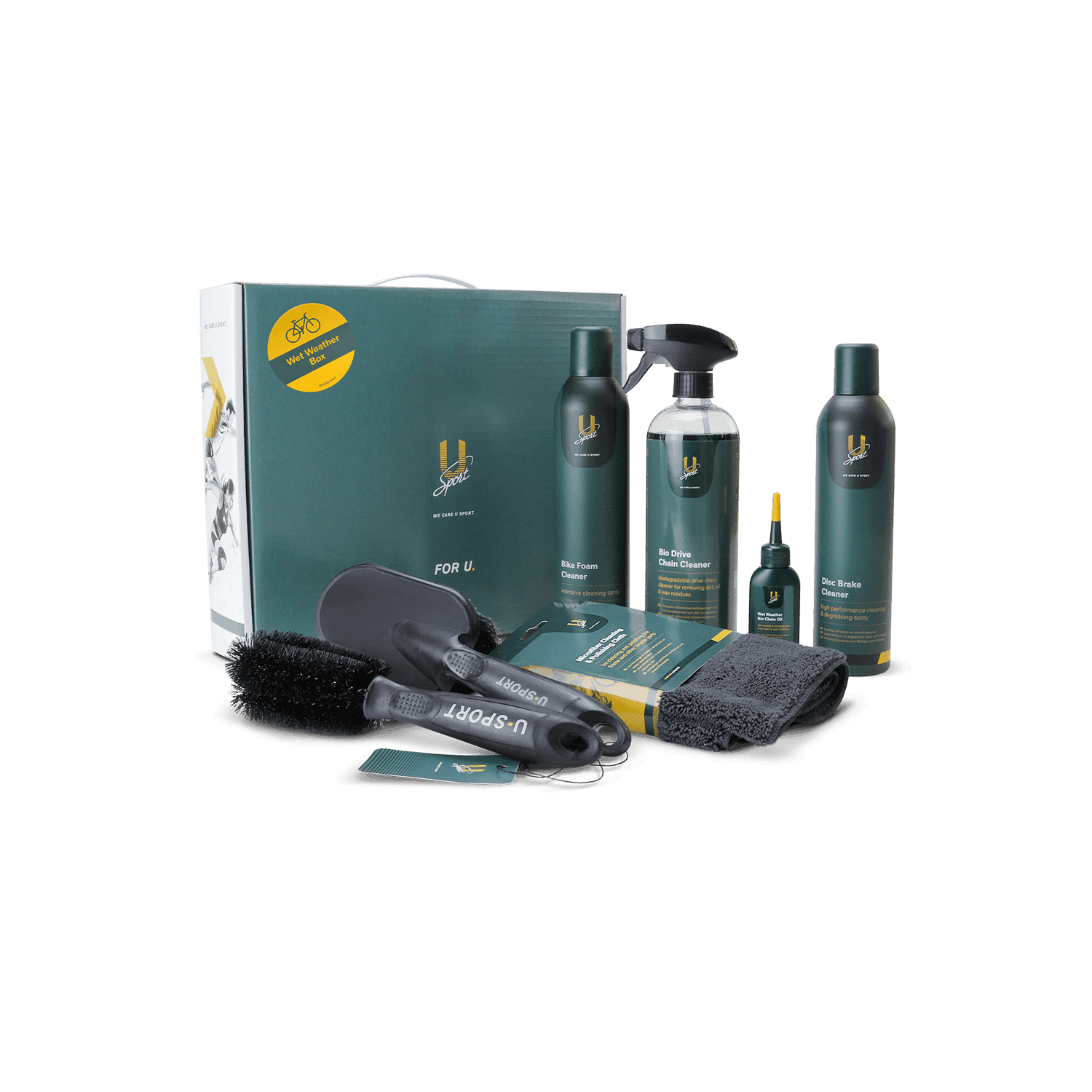 Giftbox Wet Weather Box Fietspakket wielren cadeaus Fiets cadeau