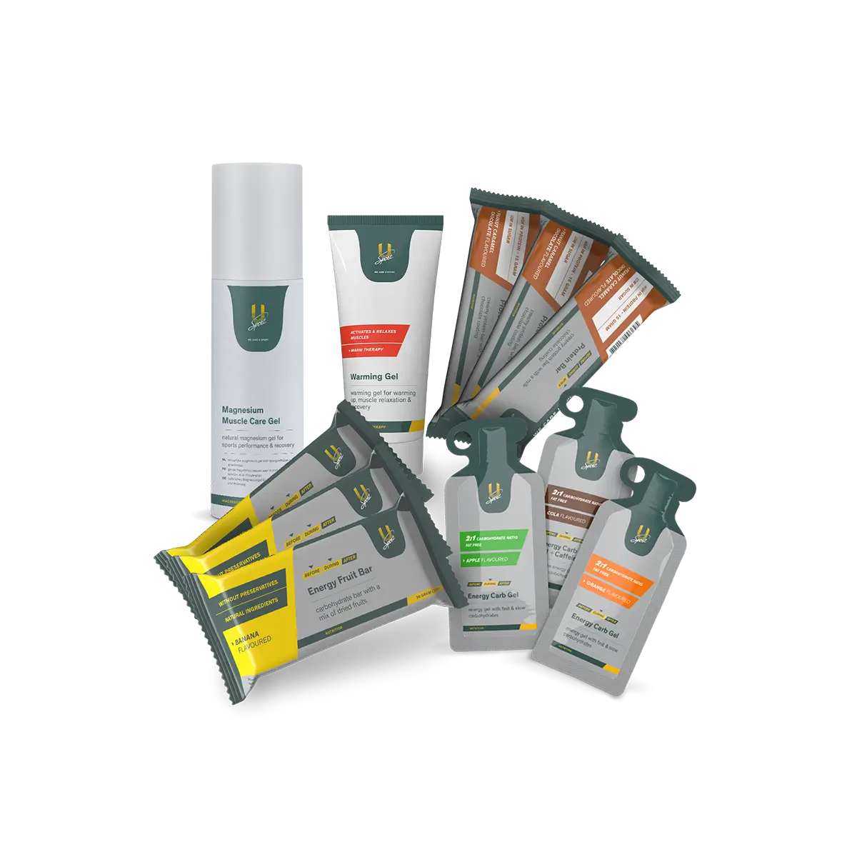 Running Essentials Bundle hardloop pakket cadeau sportvoeding en sportverzorging