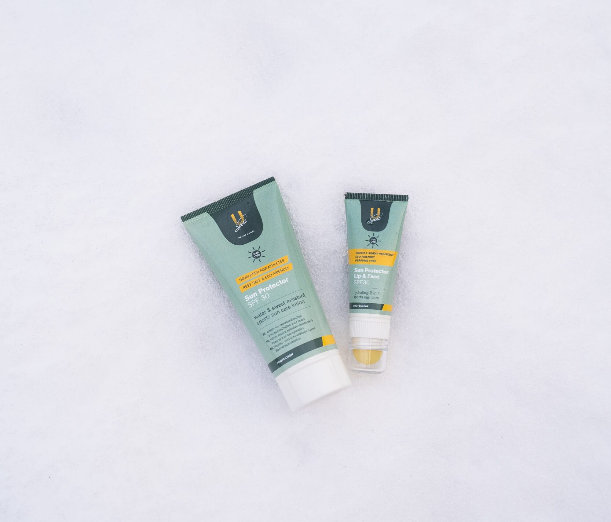 Zonnebrand wintersport gezicht