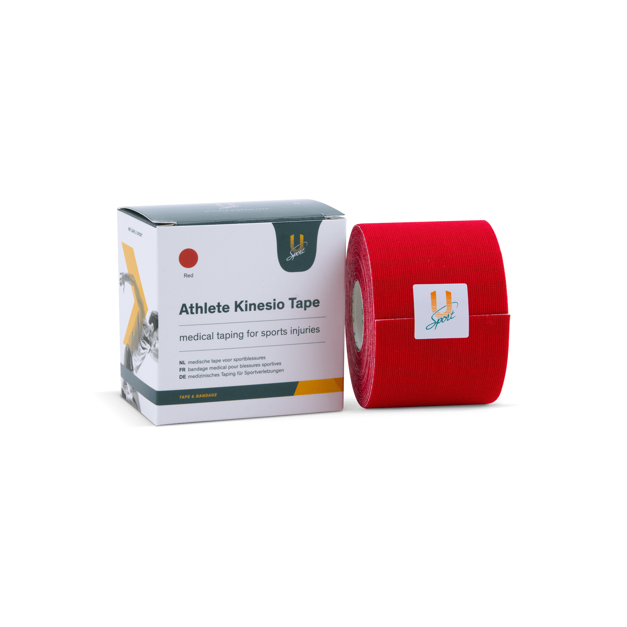 U-Sport-Athlete-Kinesio-Tape-rood