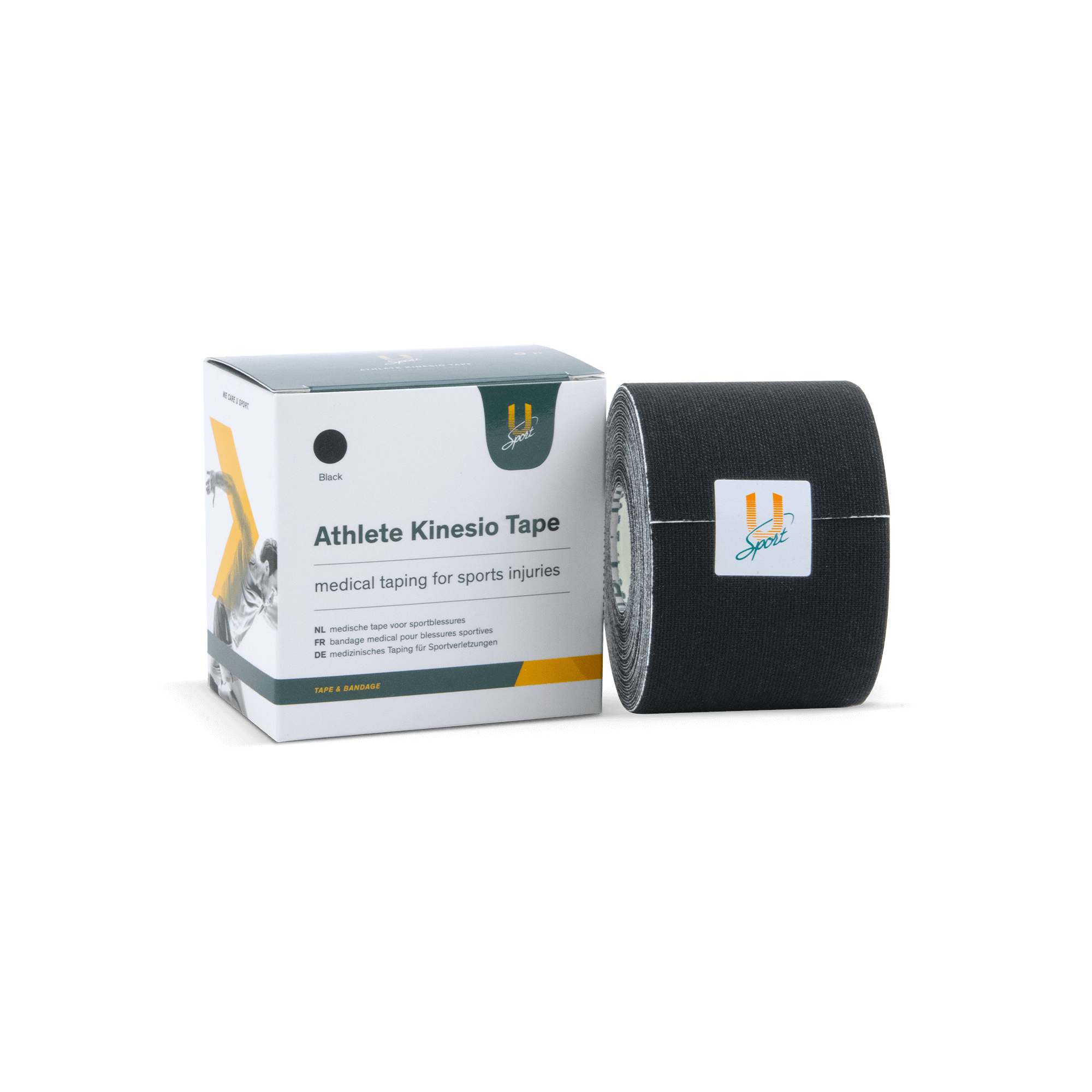 U-Sport-Athlete-Kinesio-Tape-zwart