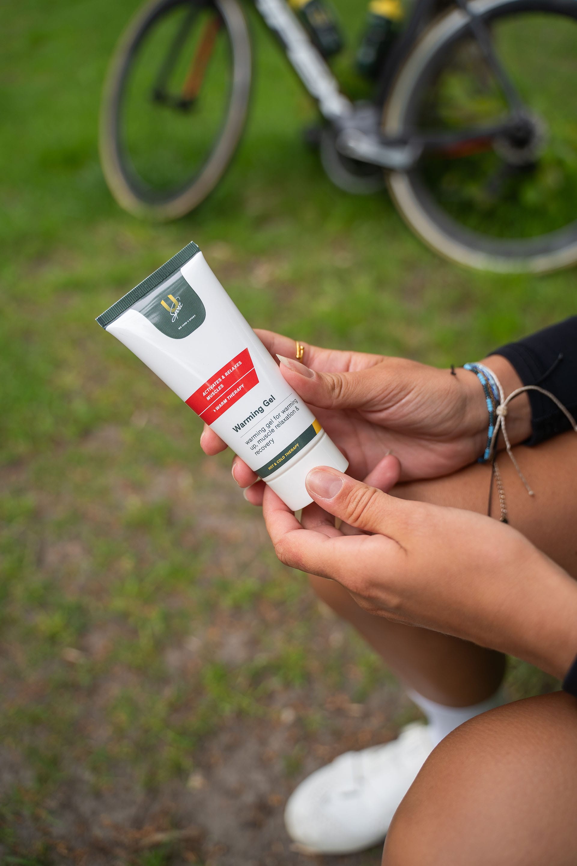Warming Gel U Sport Wielrennen Vrouw