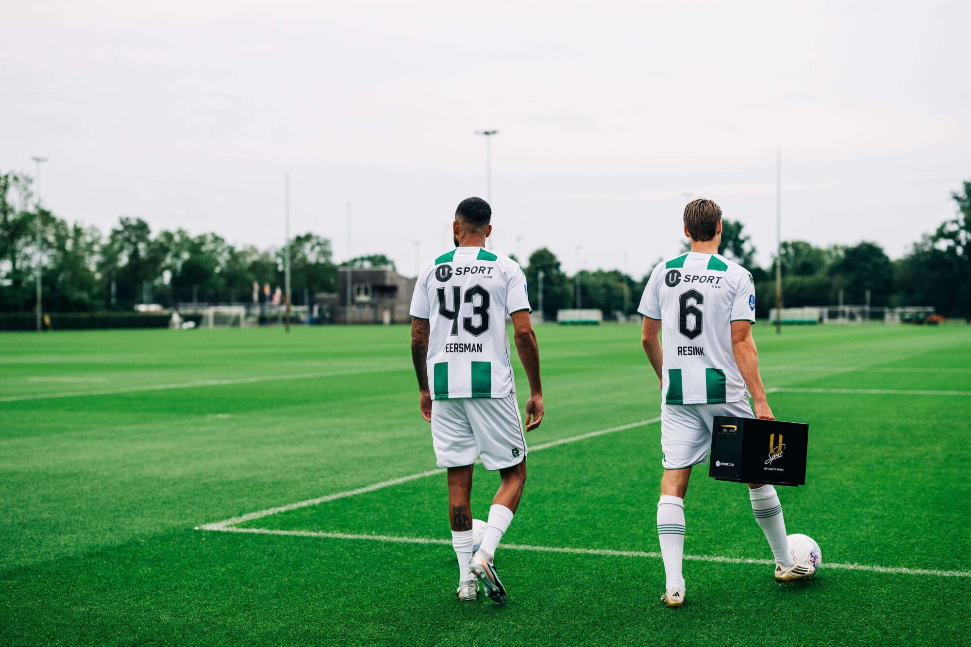 FC Groningen Spelers Met Bidonkrat