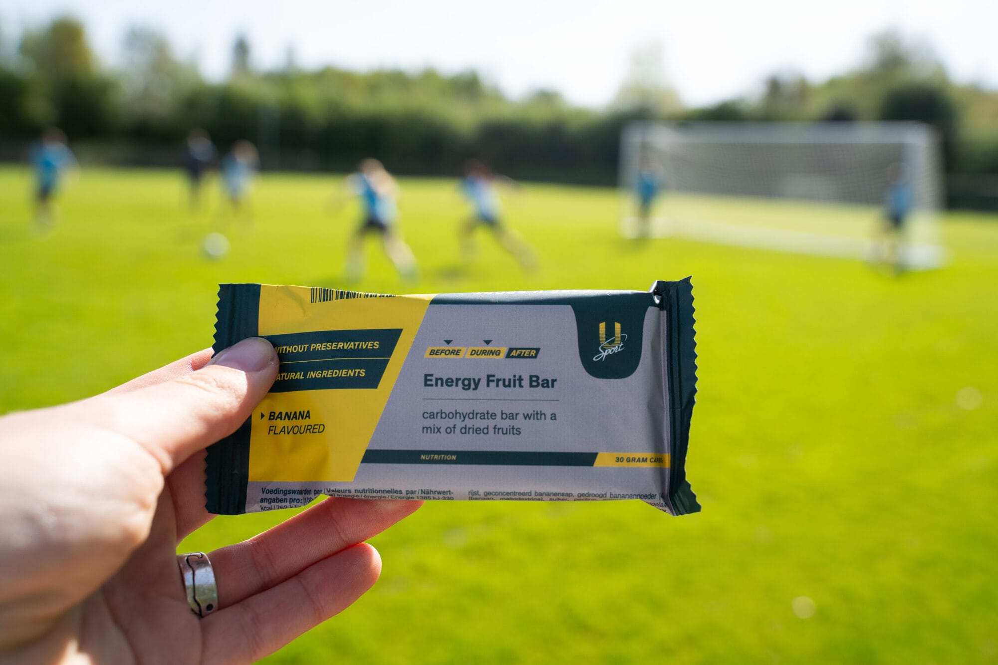 Energy Fruit Bar Banaan Voetbalveld