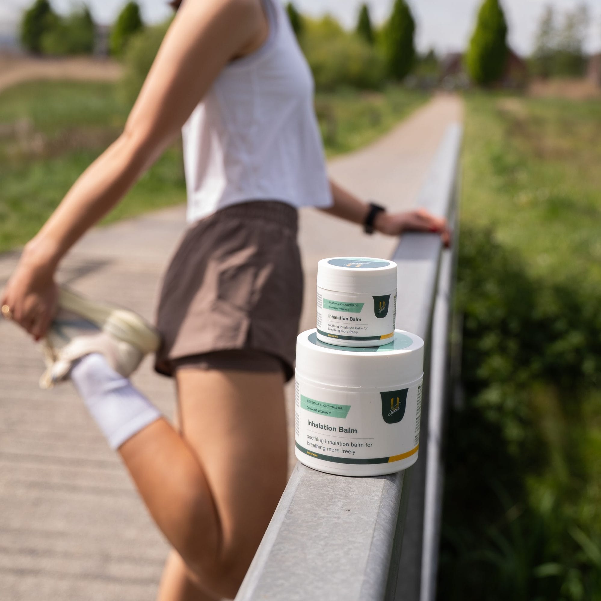 Inhalation Balm Verkoudheidsbalsem Vrouw Sport Hardlopen