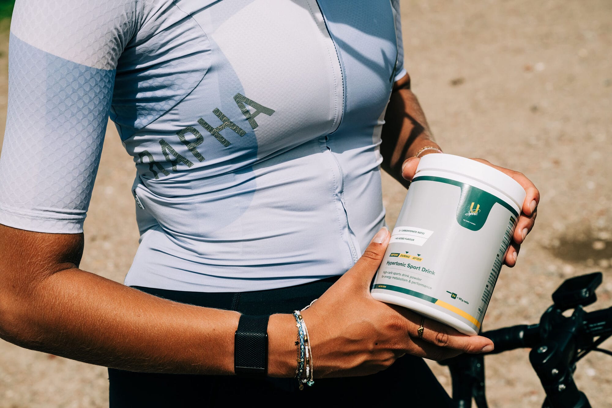 Hypertone Sportdrank Hypertonic Sports Drink Wielrennen In Use Pot