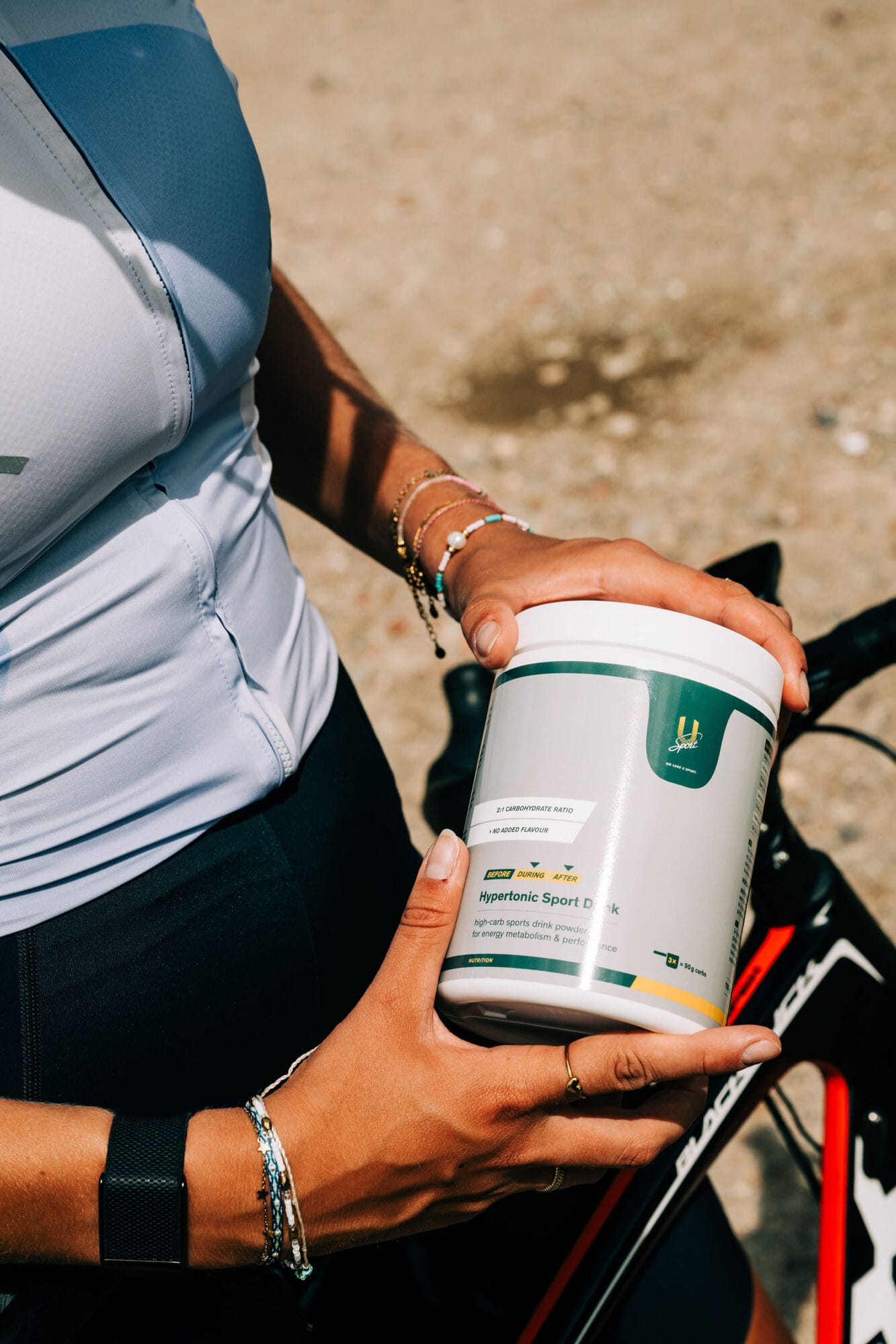 Hypertone Sportdrank Hypertonic Sports Drink Wielrennen In Use Pot