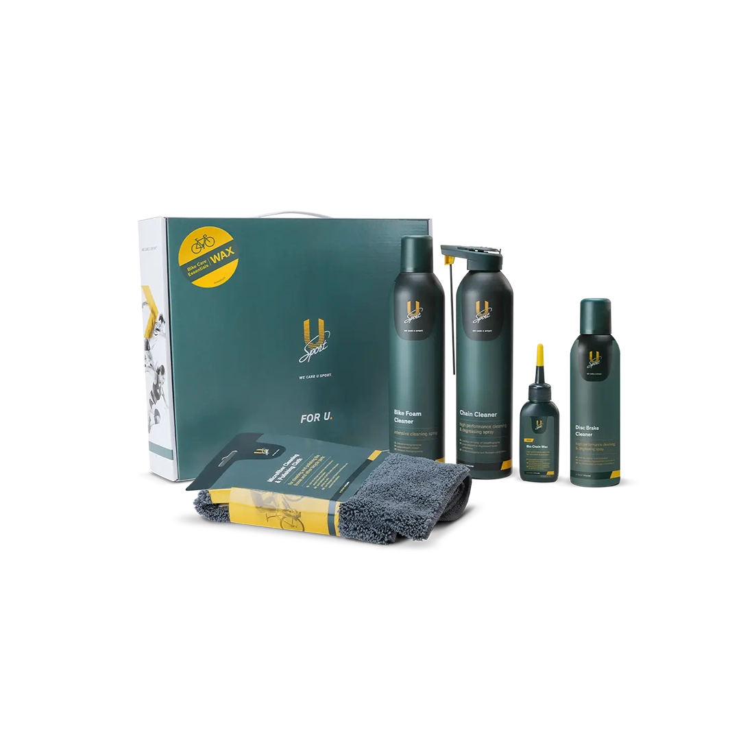 Giftbox Bike Care Essentials Wax fietspakket fiets cadeau wielren cadeau