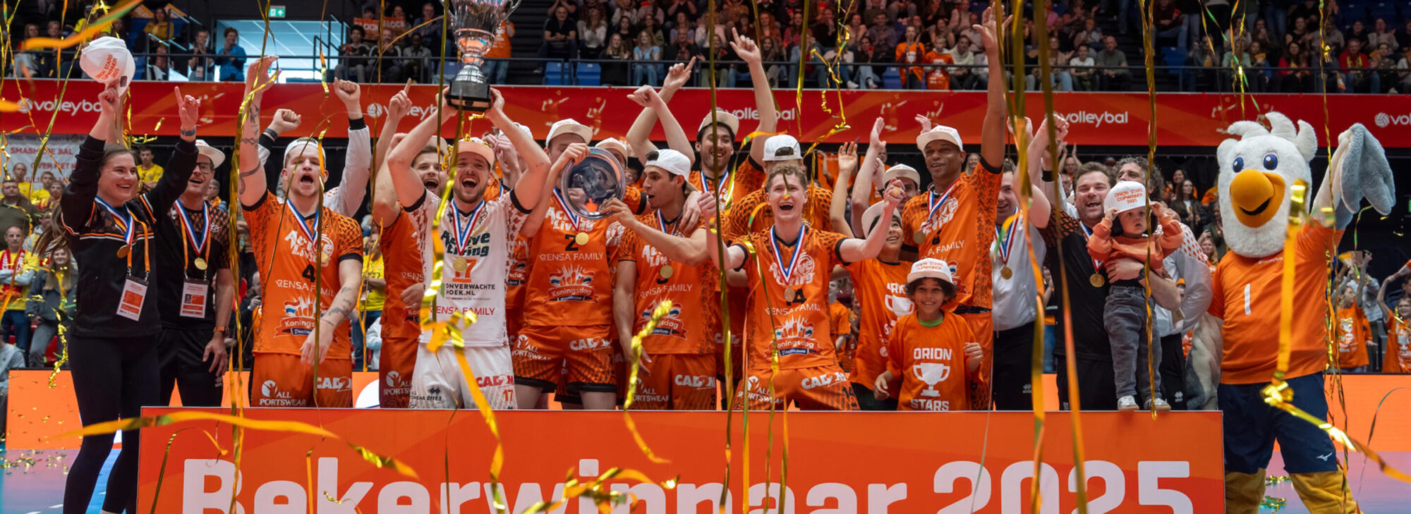 Orions Stars Volleybal Bekerwinnaar