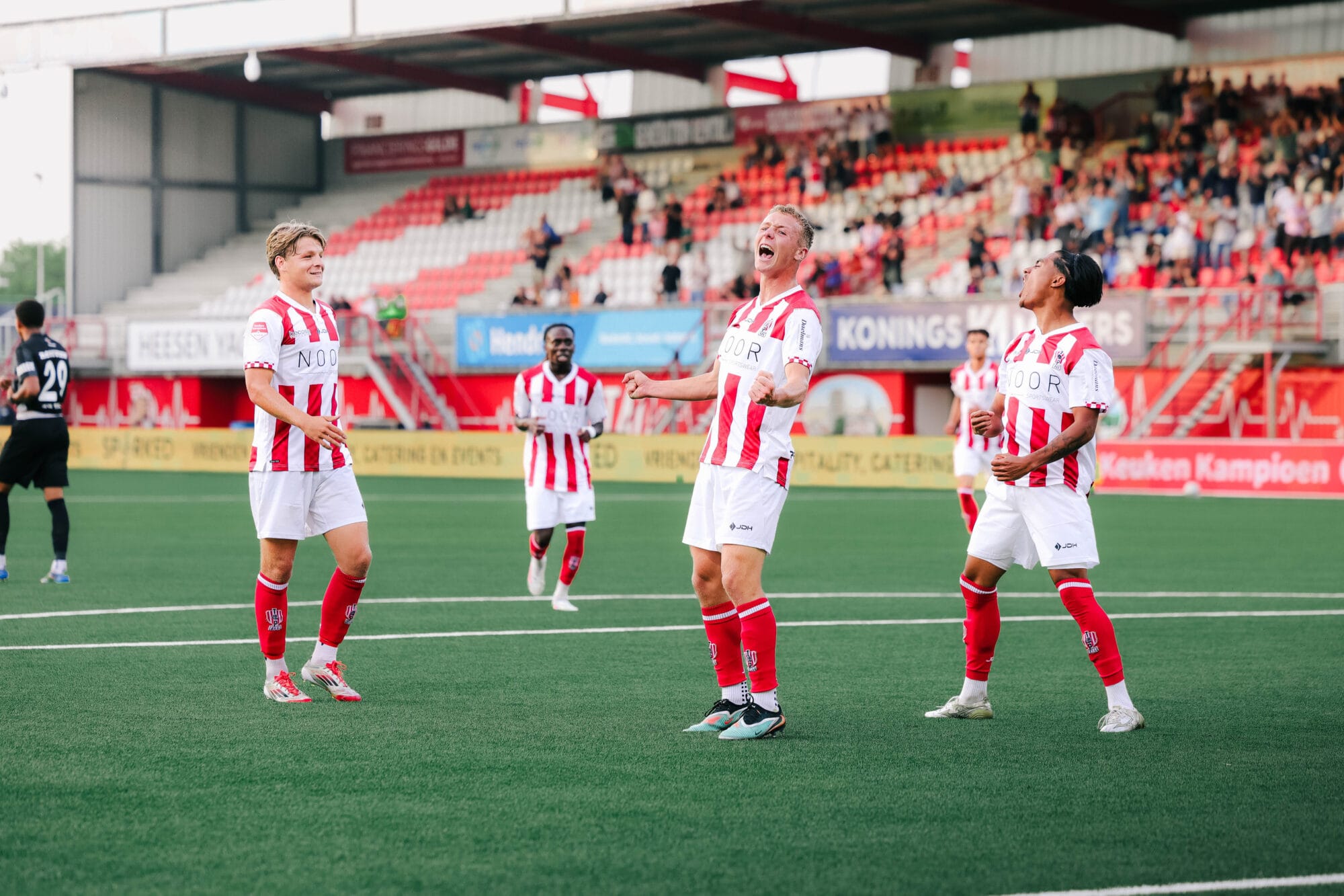 Top Oss voetbal Spelers Juichen
