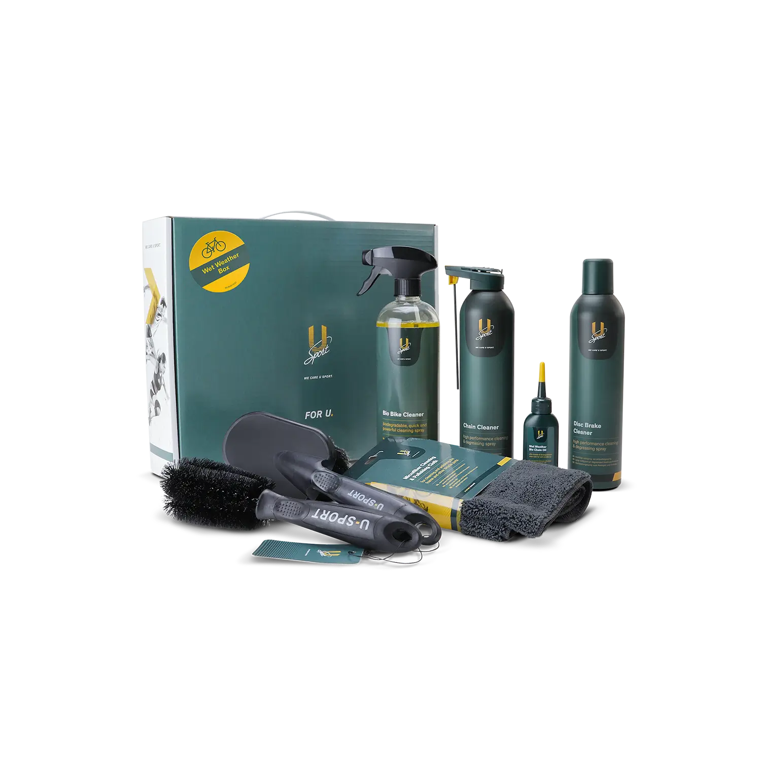 Giftbox Wet Weather Box Fietspakket wielren cadeaus Fiets cadeau