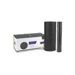 Foam roller inclusief doos massage roller U-Sport zwart voor warming-up, spierherstel en mobiliteit.