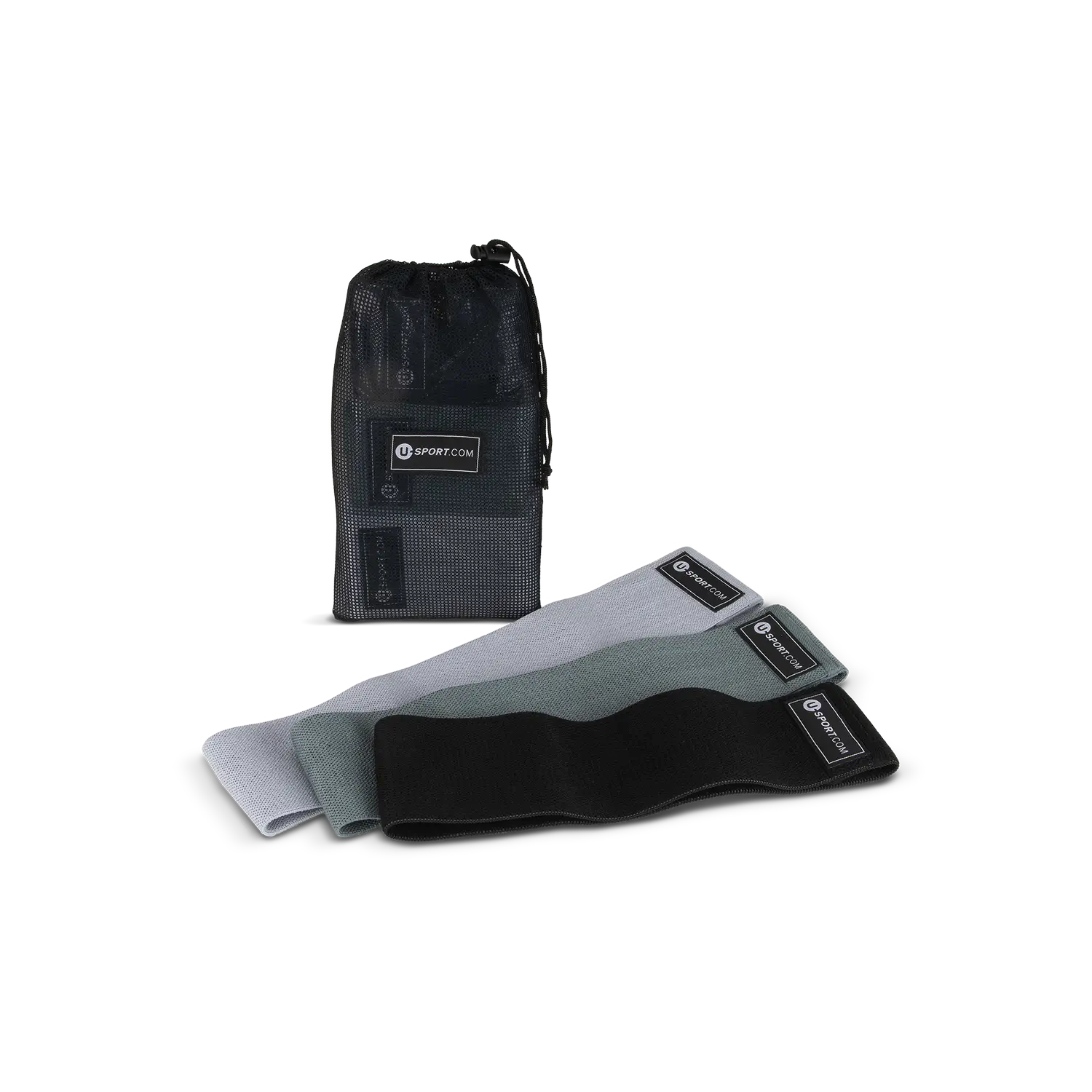 Premium Resistance Loop Bands set in zakje 3 weerstandsbanden booty bands fitness elastieken