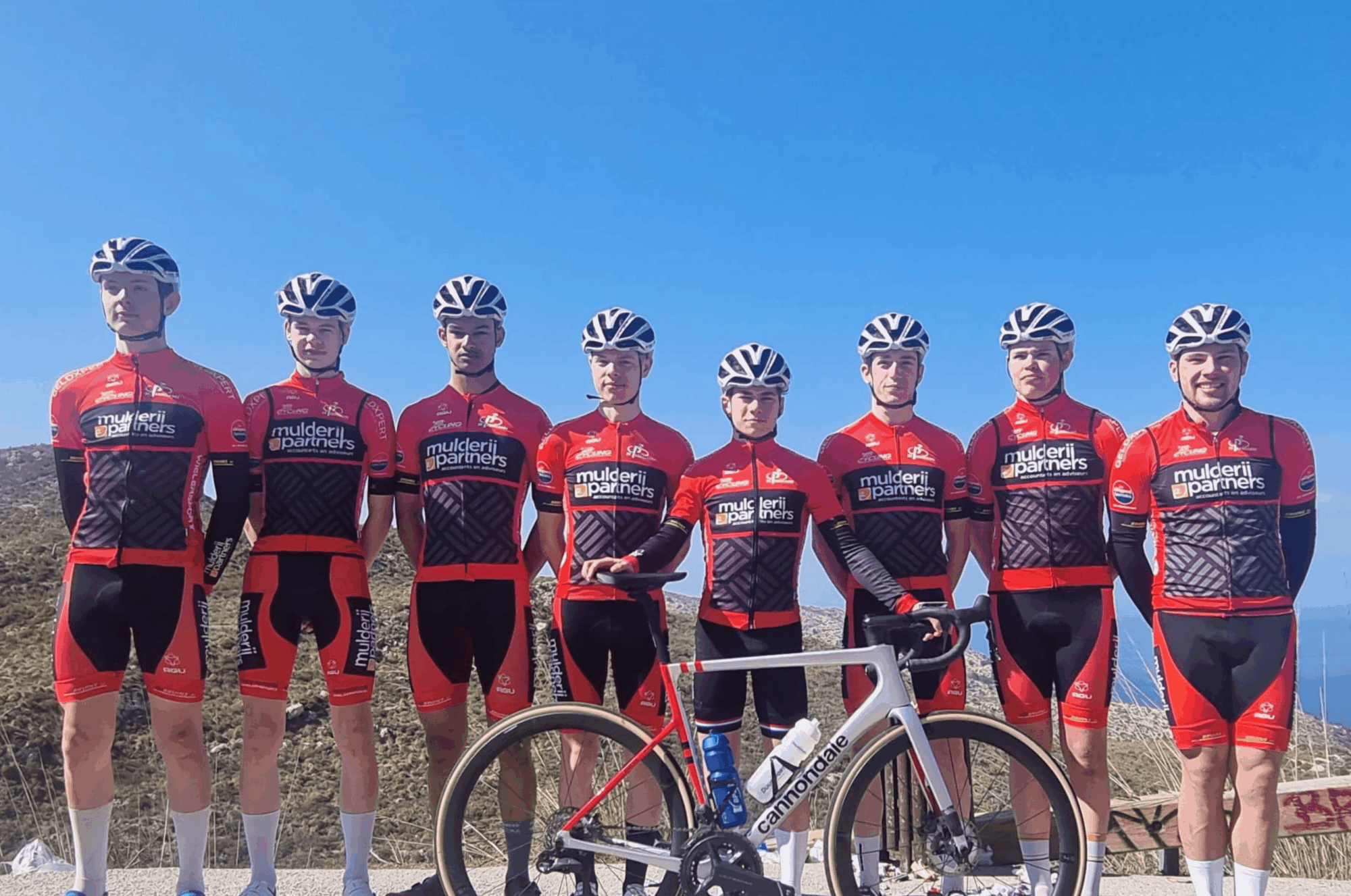 WSV de Pedelaars team op berg