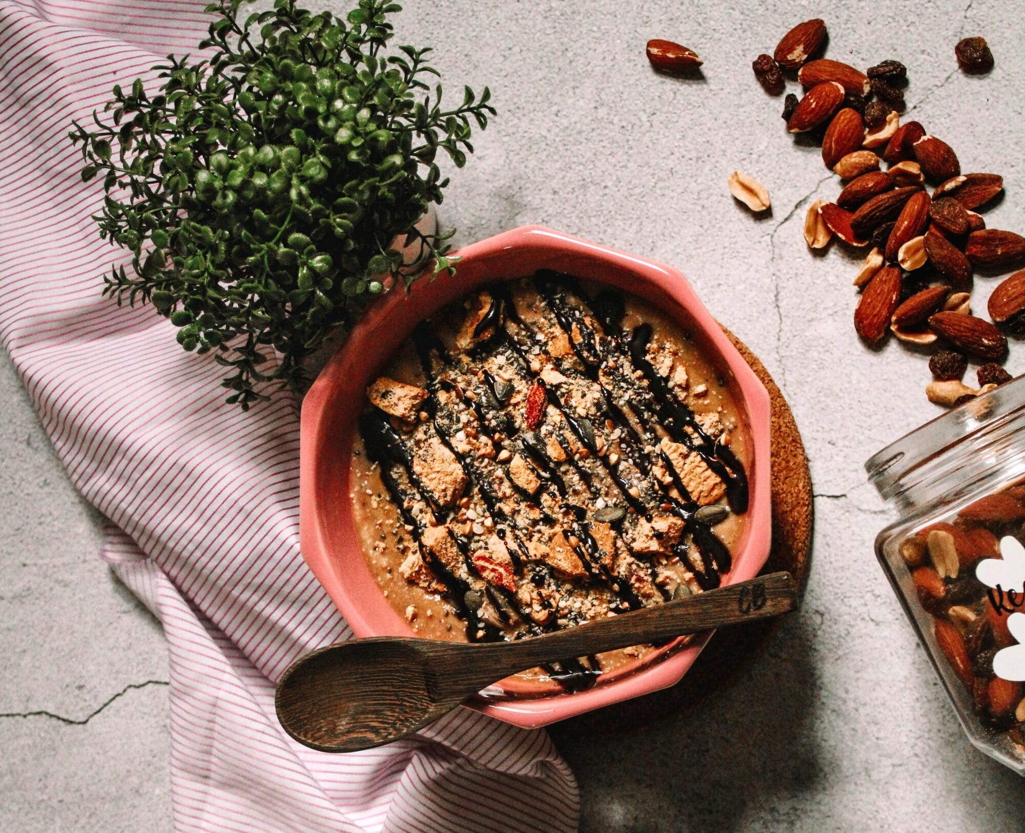 baked oats, eiwitrijk ontbijt, eiwitten, snack