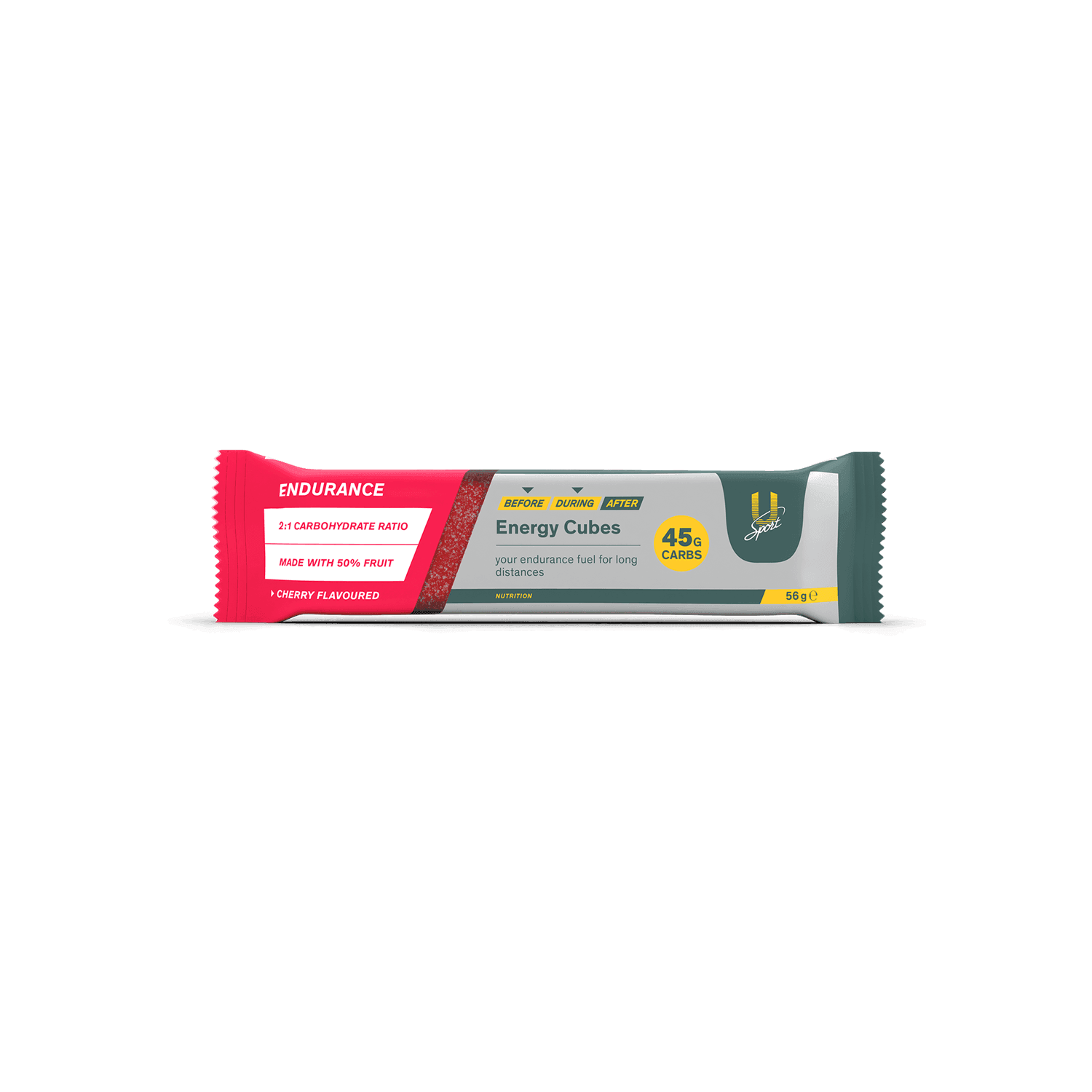 Energy Cubes 45 gram koolhydraten Endurance Energy Gums Energy Cubes Kers / Cherry
