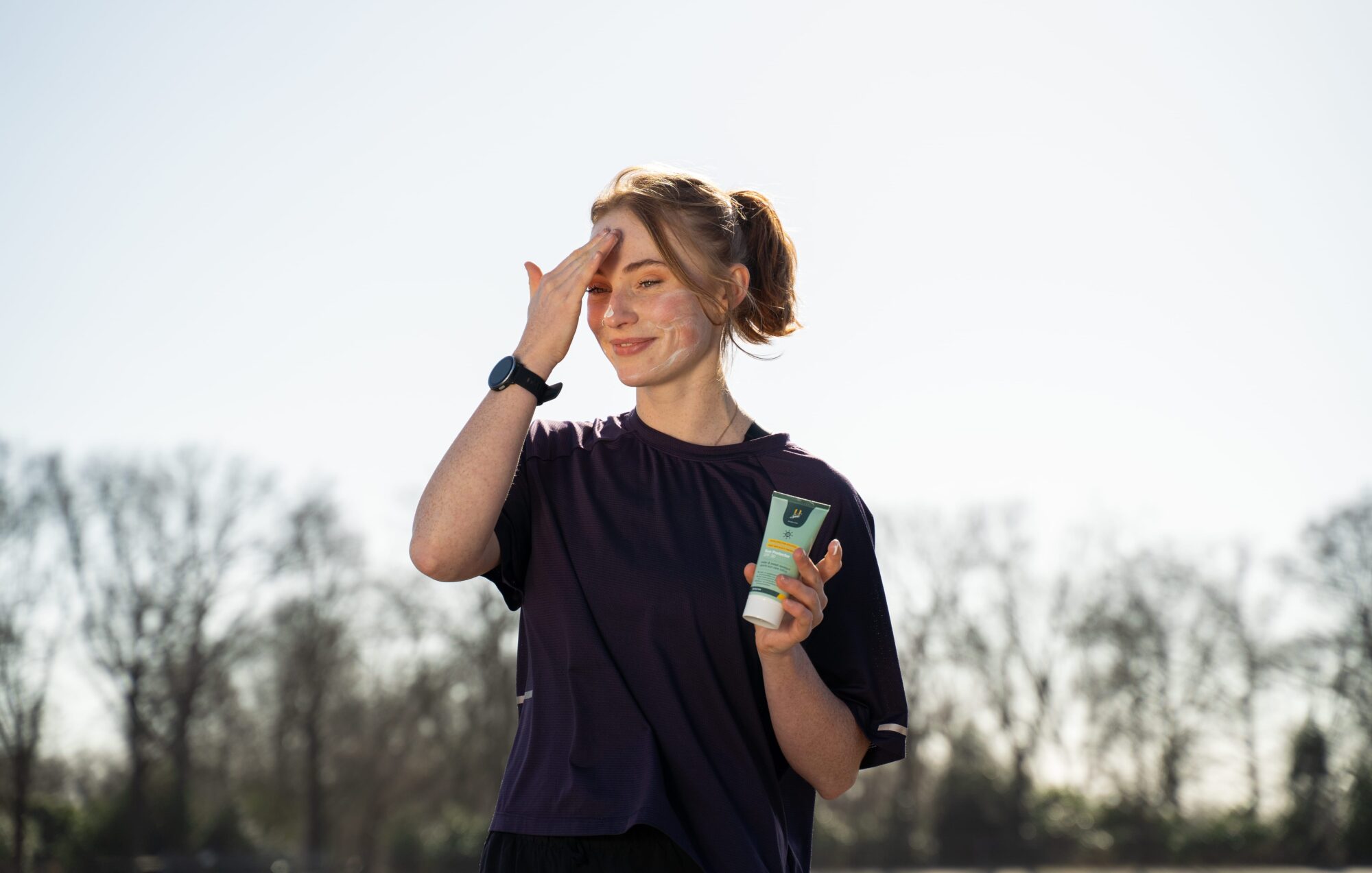 zweetbestendige zonnebrand voor hardlopers