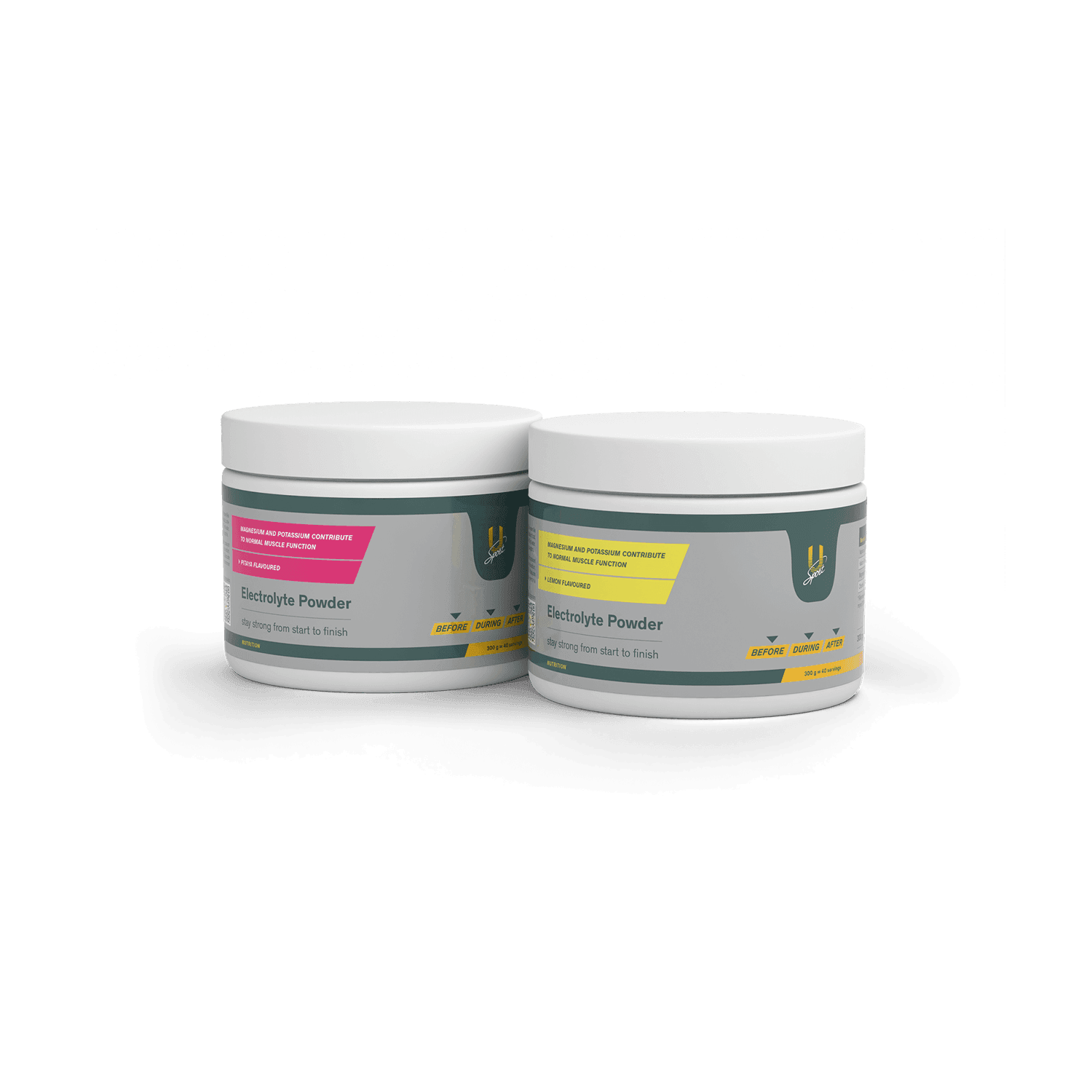 Elektrolyten poeder sportdrank poeder met mineralen U-Sport - 2 smaken