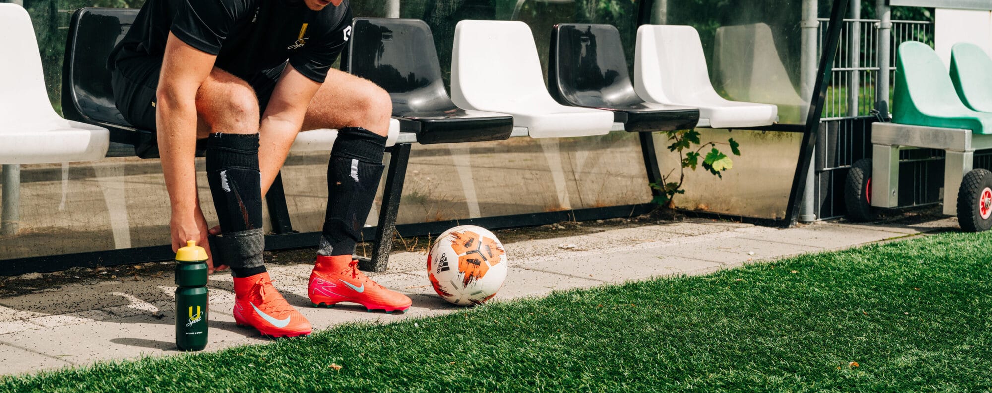 U-Sport voetballer aanbrengen Sock Wrap